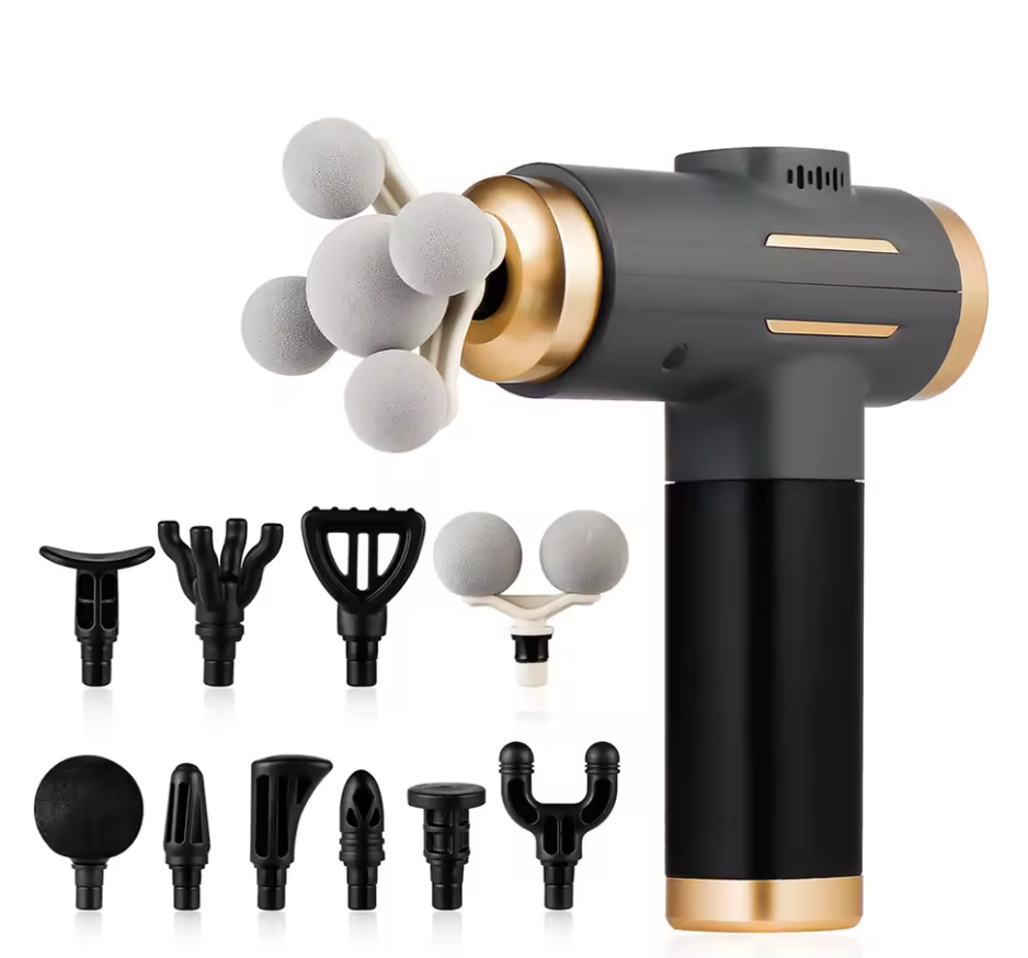 Paxéo Pro — Pistolet de Massage 11 Embouts | 99 Niveaux