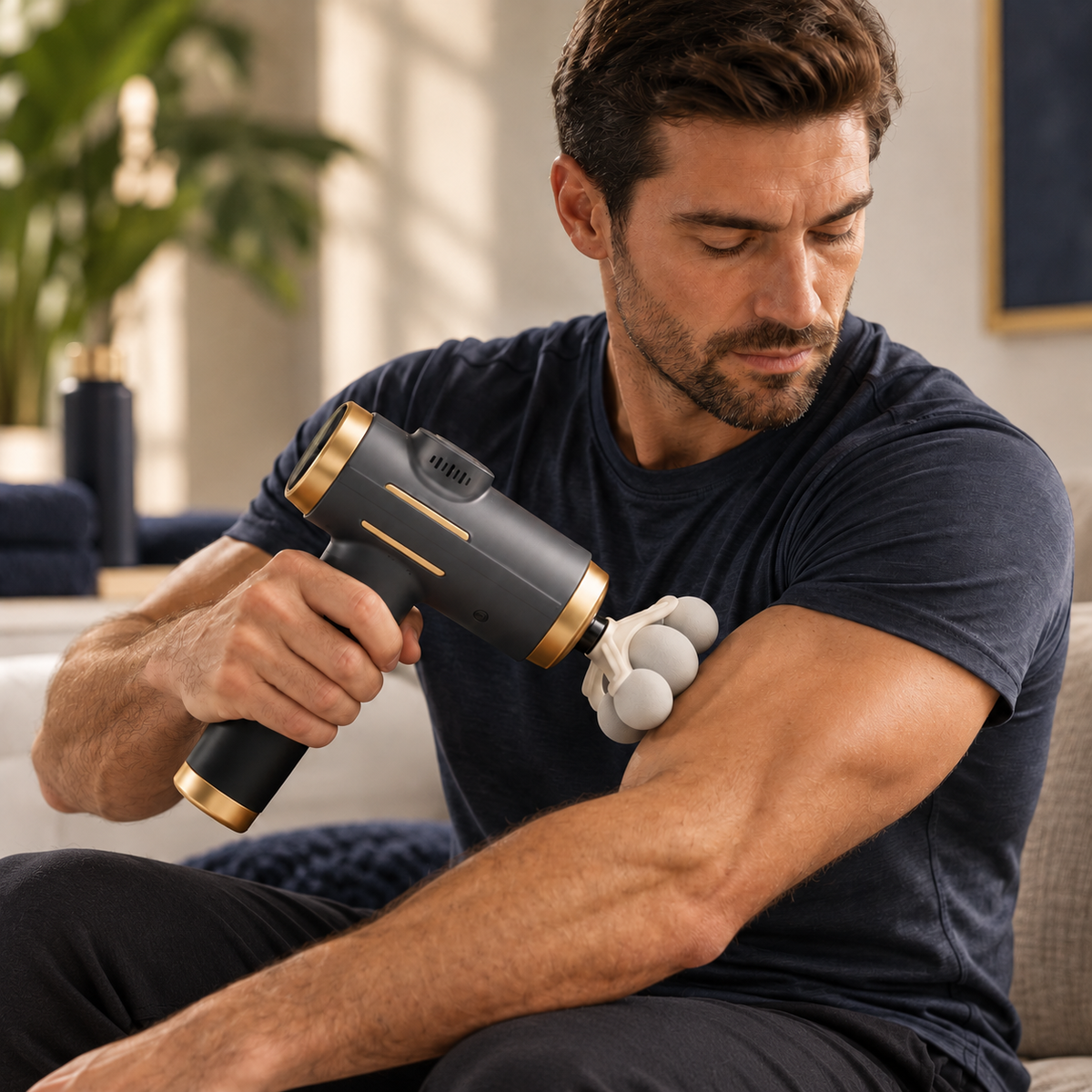 Paxéo Pro — Pistolet de Massage pour Nuque, Dos & Épaules